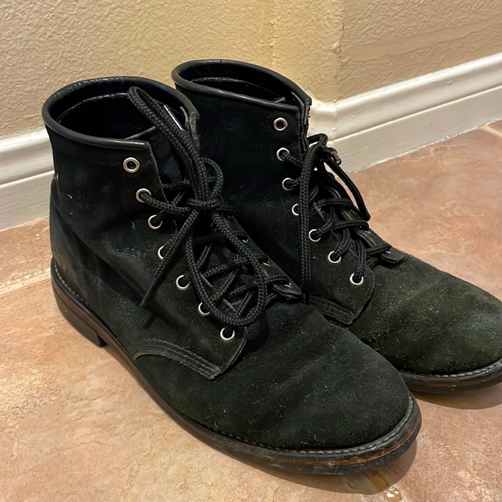 Chippewa mens black boots size 10d